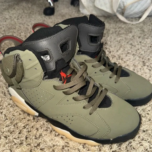 Travis Scott x Air Jordan 6 Retro GS “Olive”